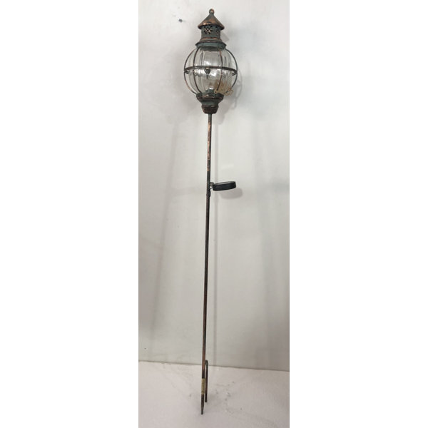 Marlow Home Co. Jourdan Metal Garden Stake Lantern Wayfair.co.uk